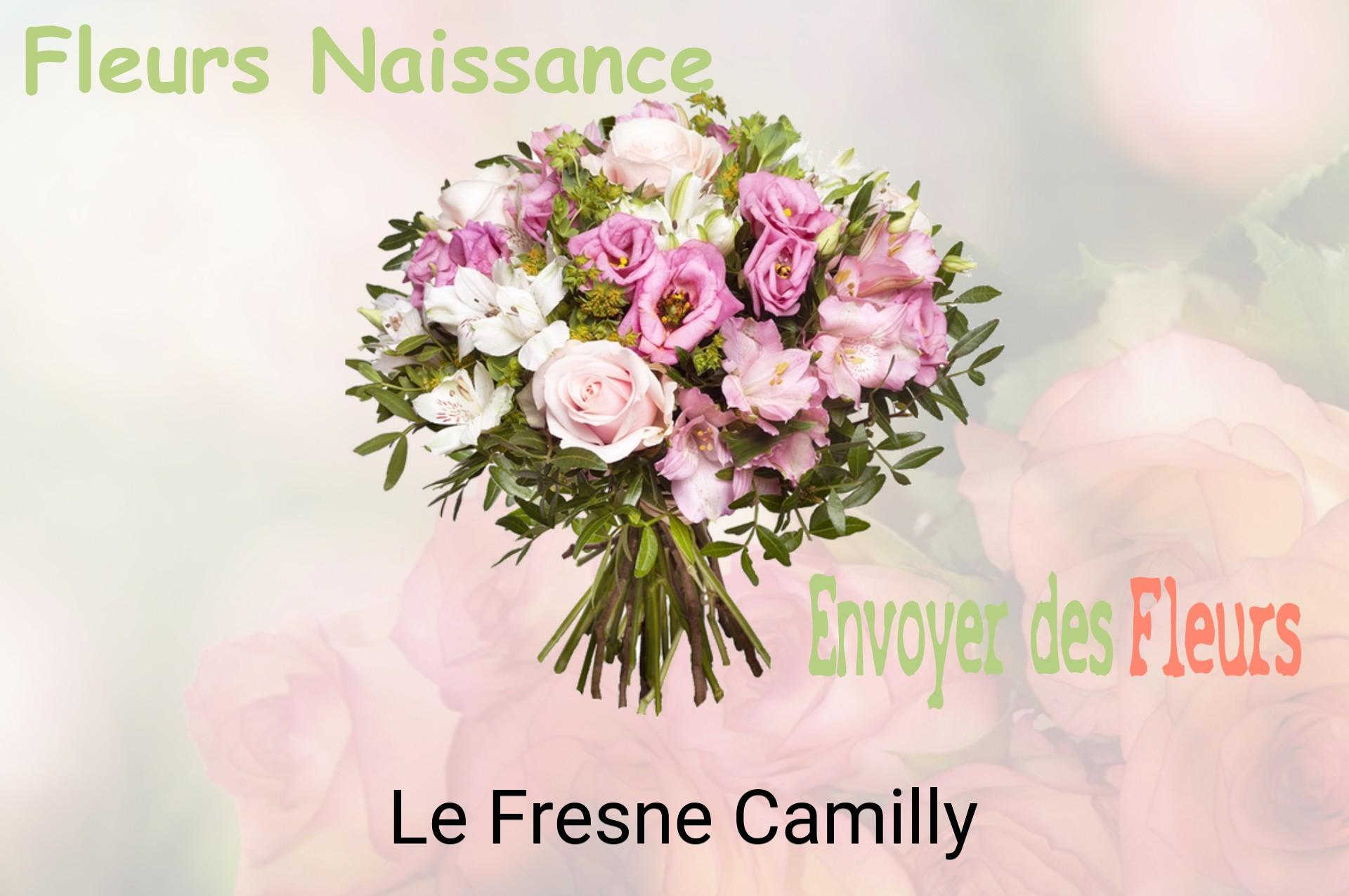 Bouquet de fleurs de naissance livré à Le Fresne-Camilly